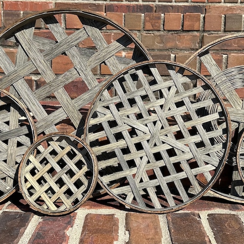 farmhouse tobacco basket wall decor Baskets: Trending Now style basket 6 X 12 Mini Tobacco