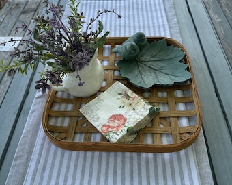 Mini Square Tobacco Baskets| 5 Sizes| 6”, 8”, 10”, 12”, 14”, Home Decor  Baskets, Farmhouse Basket, Cottage Decor, Housewarming Gift