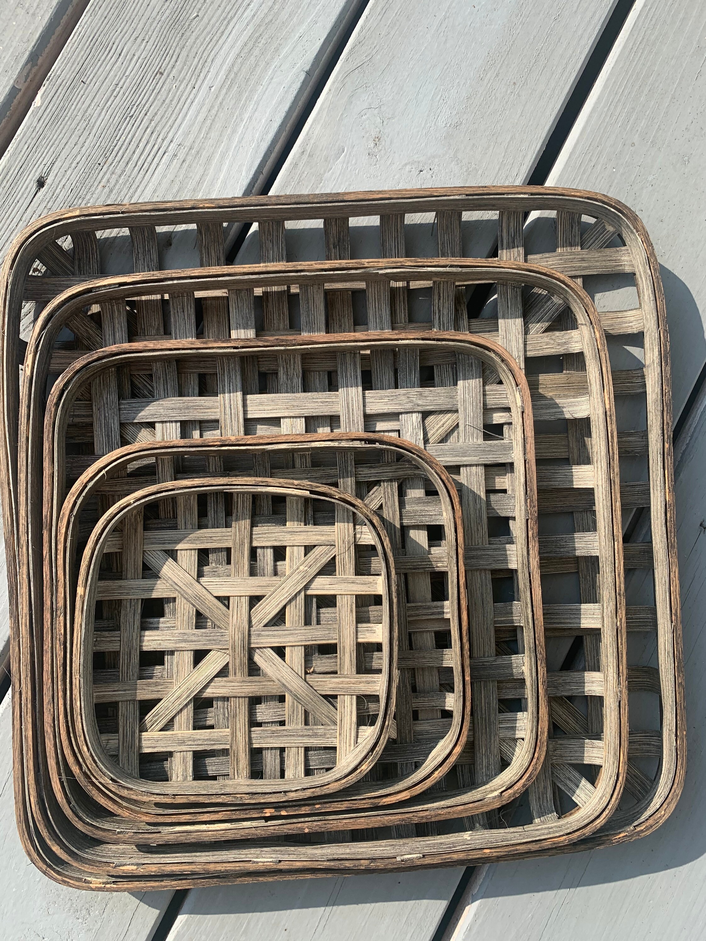 extra large square tobacco basket Mini Square Tobacco Baskets| 5 Sizes| 6”, 8”, 10”, 12”, 14”, Home Decor  Baskets, Farmhouse Basket, Cottage Decor, Housewarming Gift