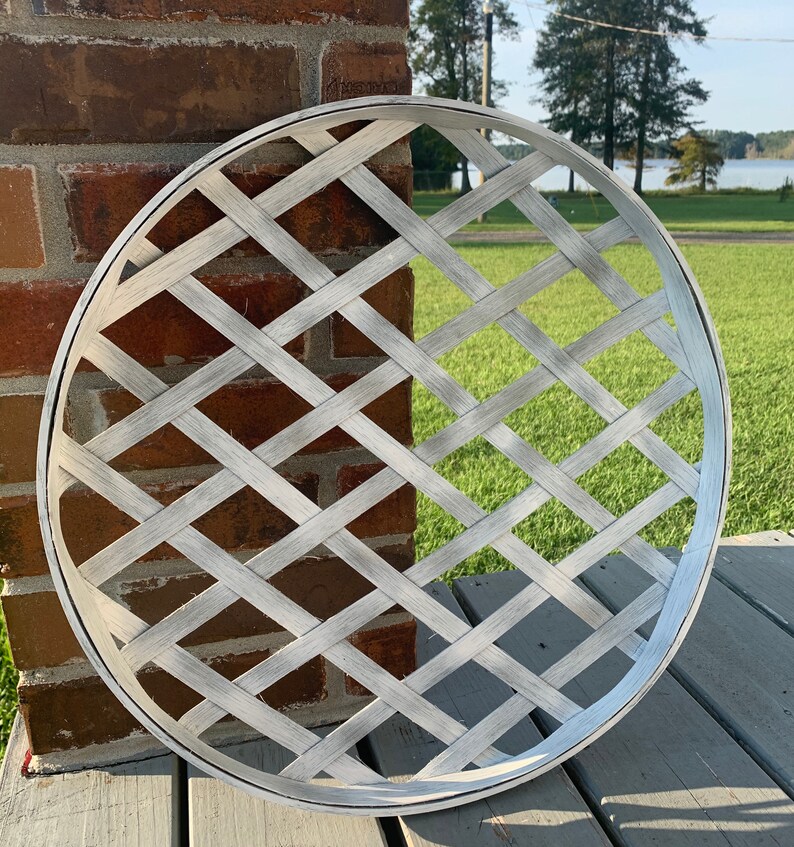 20 Round Handmade Tobacco Basket Basket Wall Decor Etsy