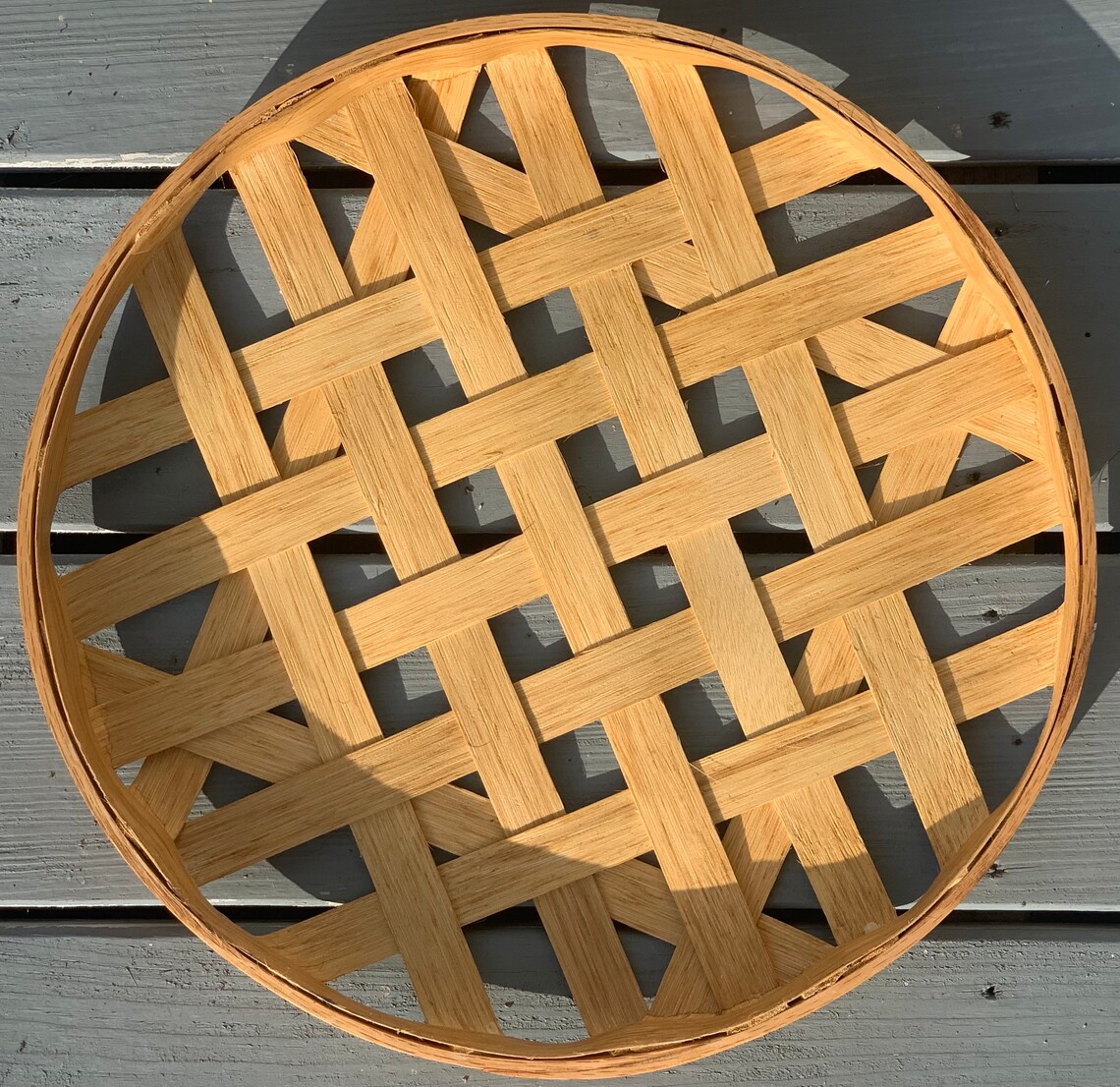 6 piece Round Tobacco Basket Set Different Stains Etsy