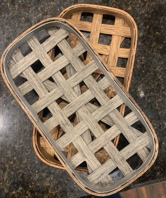 etsy tobacco basket 6” X 12” Mini Tobacco Basket| Home Decor| Wall Art| Farmhouse Decor|  Cottage Decor| Entertaining| Centerpiece| Counter Display| Hostess Gift