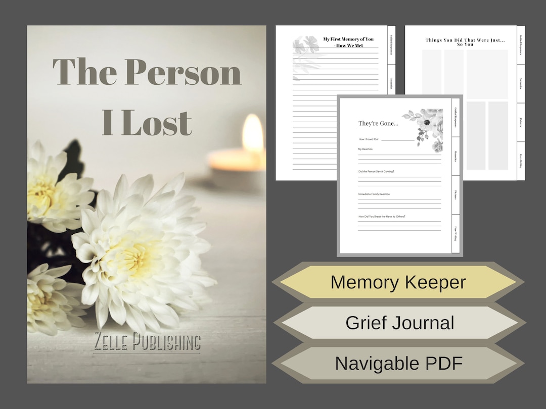 The Person I Lost PDF Template for Kindle Scribe and Remarkable - Etsy
