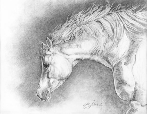 UNBROKEN - Giclee  -  Fine Art Original -  Charcoal Drawing