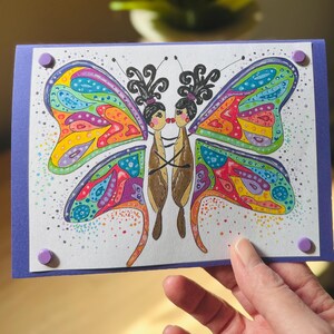 LGBTQ+ encouragement card, greeting card, gay pride card, trans pride card,  queer pride card