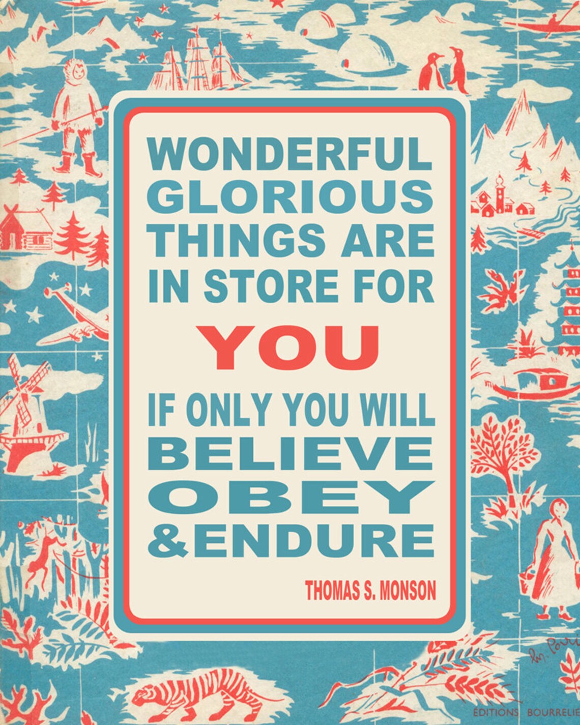 printable lds quotes set 1 etsy