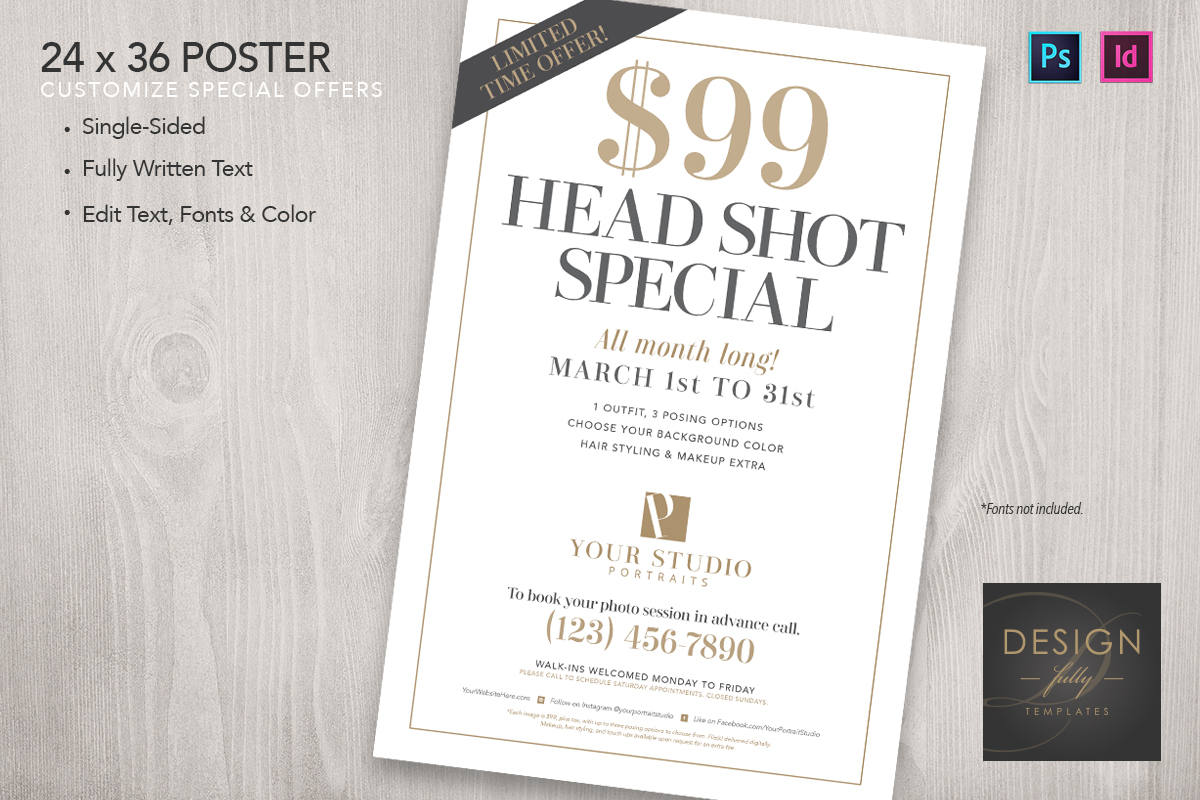 24 X 36 Poster Template