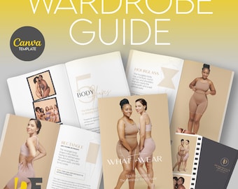 Wardrobe Guide Template for Canva