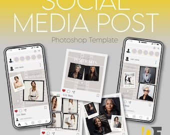 Social Media Post Templates for Photoshop