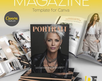 Magazine Template for Canva