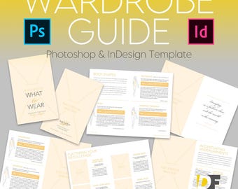 Wardrobe Guide Booklet - Modern Style - PSD & ID