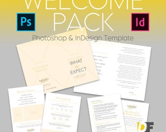 Welcome Pack (3-Piece) - Modern Design Style - PSD & ID