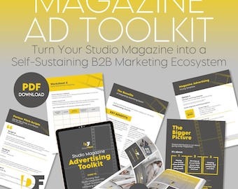 Magazine Ad Toolkit: Turning Studio Magazines into a Self-Sustaining B2B Networking Ecosystem | Guide and Template Bundle