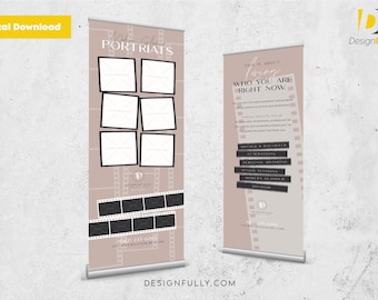 Rollup Banner Templates for InDesign & Photoshop