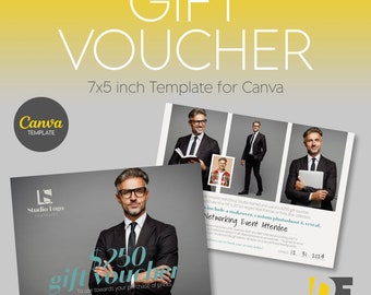 Gift Voucher Template for Canva