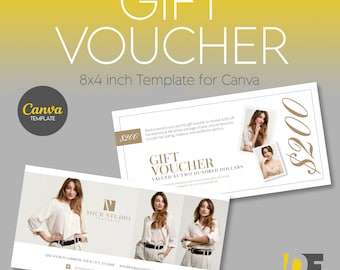 Gift Voucher Template for Canva