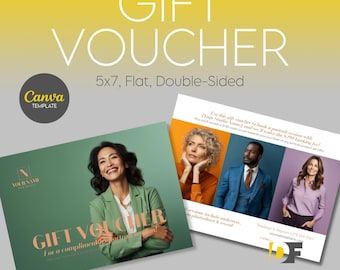 Gift Voucher Template for Canva