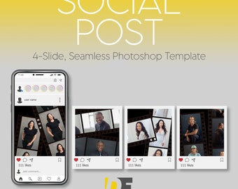 Social Media Post Template for Photoshop