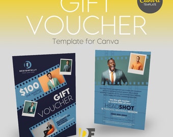 Gift Voucher Template for Canva