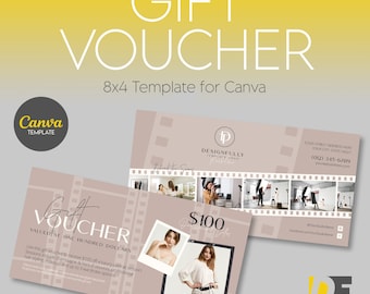 Gift Voucher Template for Canva