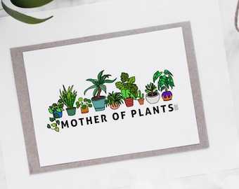 Mother of Plants |  Printable home decor collection by LostBumblebee -Melissa Baker Nguyen | Size: 8x10