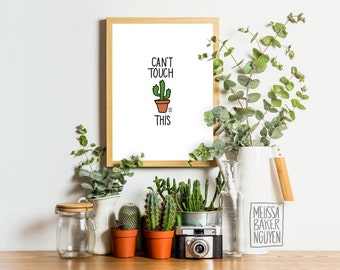 Can't Touch this! Printable home decor collection by LostBumblebee -Melissa Baker Nguyen | Size: 8x10