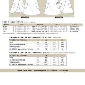 The Maria Apron PDF sewing pattern, Pinafore style apron, cross-back apron, DIGITAL DOWNLOAD, Japanese apron pattern, pdf, sewing pattern image 5