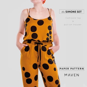 Long Jumpsuit Sewing Pattern, Oversize Jumpsuit, Dungaree Pattern