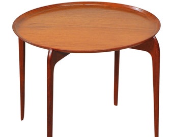 Fritz Hansen Danish Modern Teak Tray Table by Engholm and Willumsen, 1960s