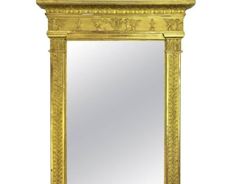 Antique French Empire Gilt Mirror Early 19th Century Neoclassical