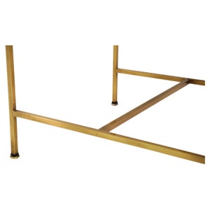 Paul McCobb Travertine and Brass Side Table for Directional image 6