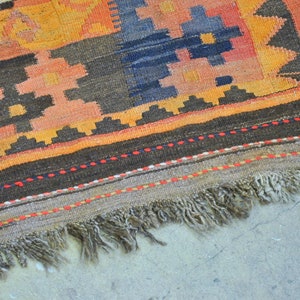 16 x 10 Vintage Afghan Tribal Kilim Rug image 8