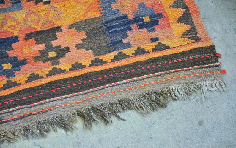 16 x 10 Vintage Afghan Tribal Kilim Rug image 8