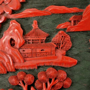 Large Domed Cinnabar Box image 6