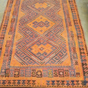 16 x 10 Vintage Afghan Tribal Kilim Rug image 2