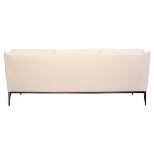 Paul McCobb for Directional Off-White Velvet Sofa image 10