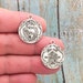 BULK 25 Silver Sacred Heart Charm Pendant by TIJC SP1586B