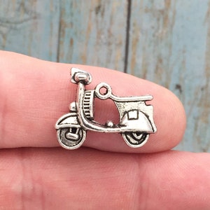 4 Scooter Charm Silver by TIJC SP0251