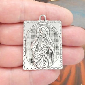 1 Silver Sacred Heart Medal by TIJC SP0186