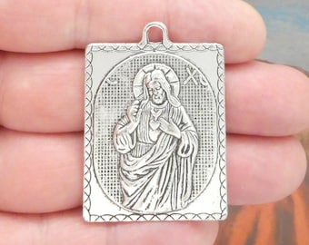 1 Silver Sacred Heart Medal by TIJC SP0186