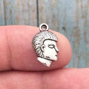 16 Boys Head Charm Silver by TIJC SP0430
