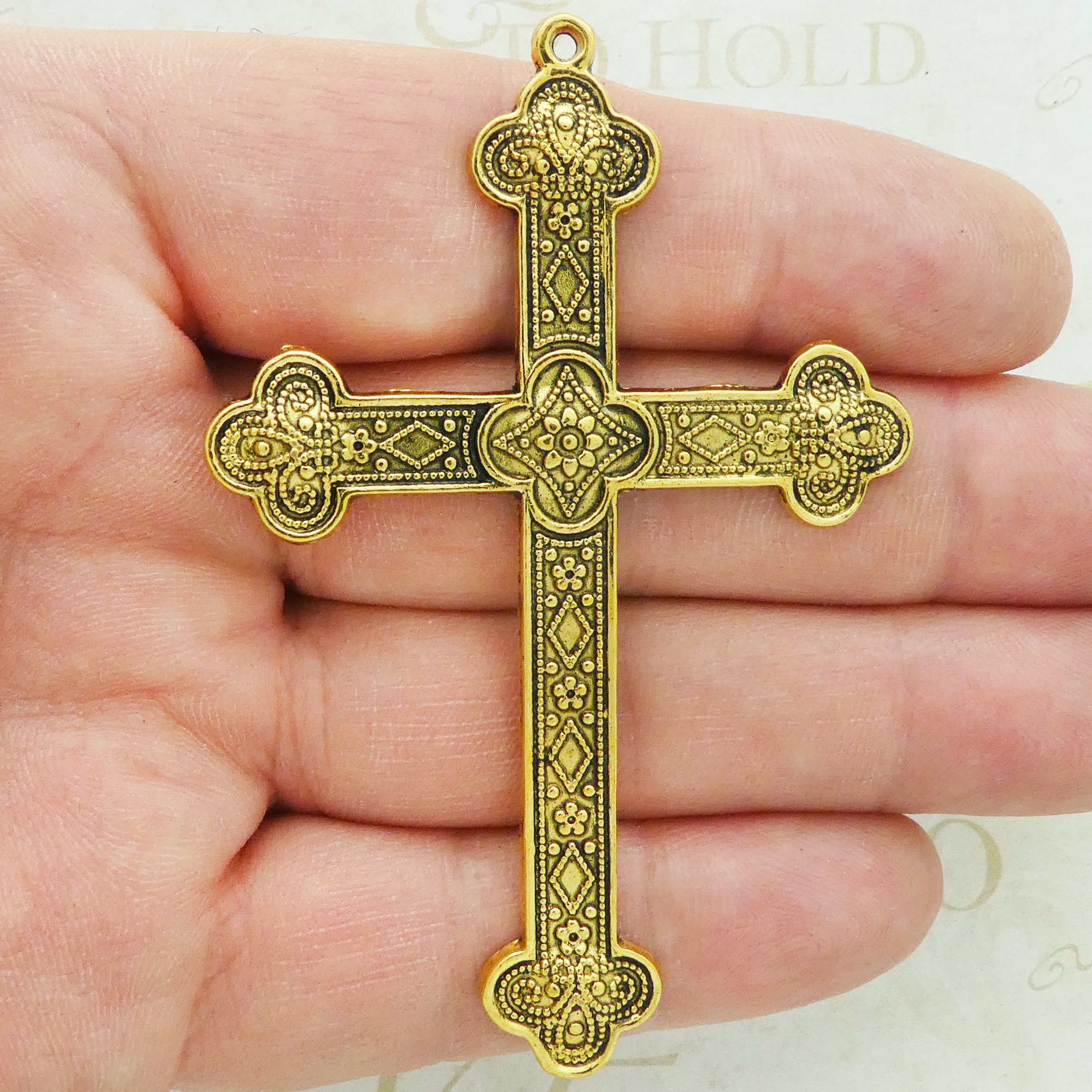 Large Cross Charm