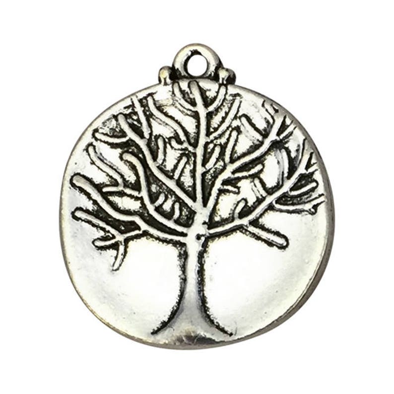 BULK 10 Tree of Life Charm Pendant Silver by TIJC SP1534B