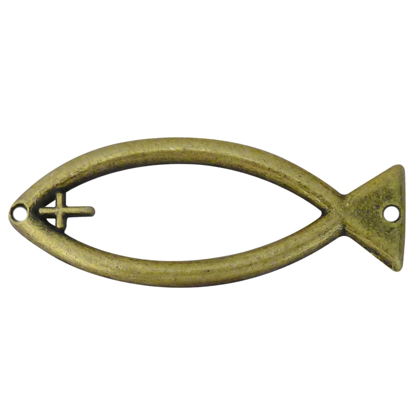 BULK 15 Christian Fish Charm Bracelet Connector Bronze by TIJC Etsy