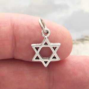 5 Star of David Charm Silver by TIJC SP0974