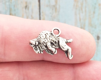 5 Buffalo Charm Silver by TIJC SP0247
