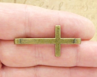 5 Cross Bracelet Connector Bronze by TIJC SP2000