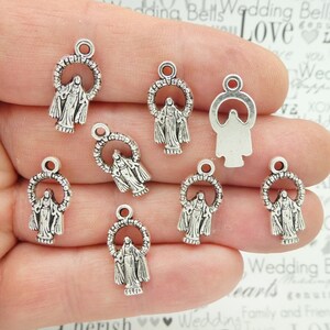 BULK 30 Our Lady of Grace Medal Silver Small by TIJC SP1814B