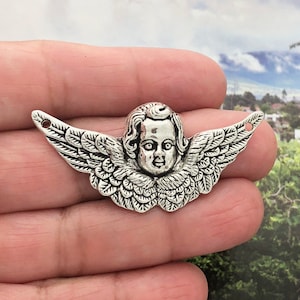 5 Angel Charm Pendant Silver bty TIJC SP0185 image 1