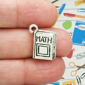 8 Math Charm Silver by TIJC SP0983